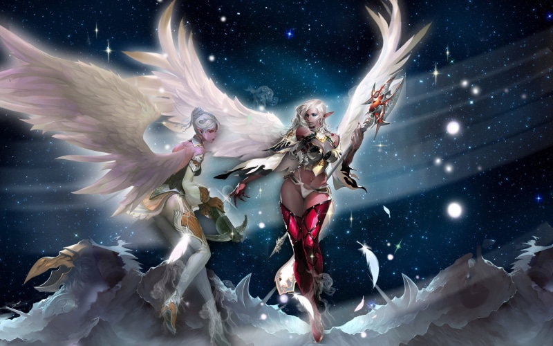 1080P, Lineage II, fantasy art, RPG