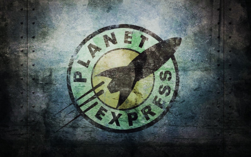 express, futurama, cartoon/comic, hd, 720P, planet