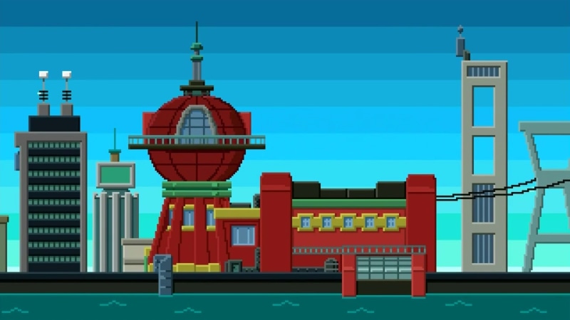 1080P, Futurama, 8-bit, planet express, TV
