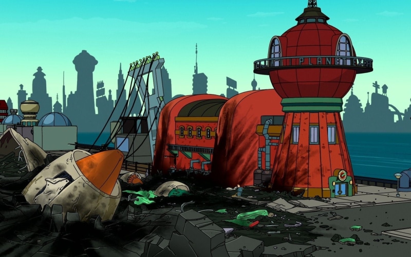 Planet Express, Futurama, 720P, New York