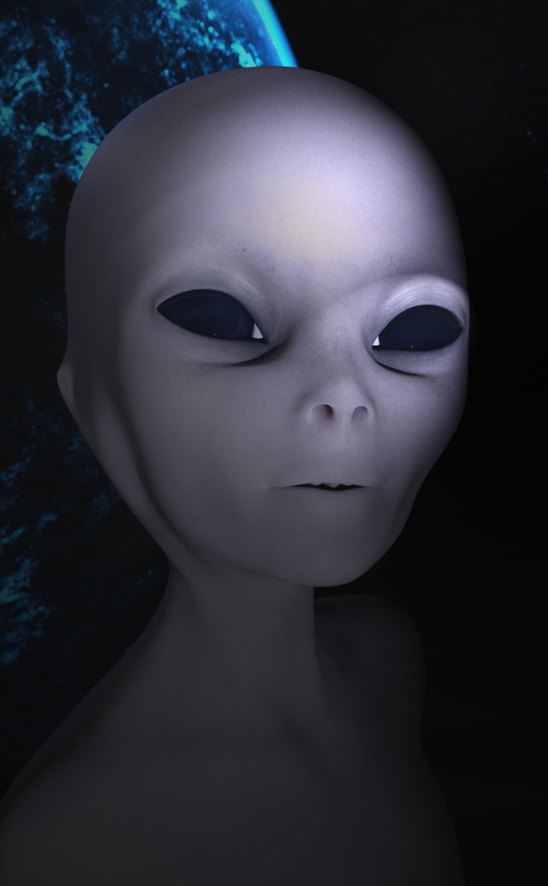 lifestyles, mystery, childhood, black, looking, black background, eye, blue, alien, world, ufo, males, exoplanet, contact, human representation, universe