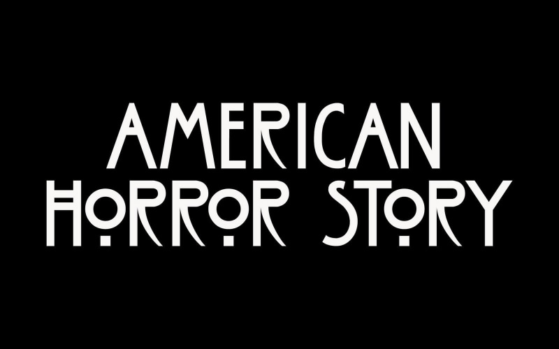 white, copy space, black color, 720P, single word, no people, information sign, text, sign, communication, American Horror Story, capital letter, indoors