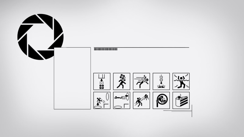 diagram, illustration, representation, copy space, white color, accuracy, Aperture Laboratories, communication, Portal (game), planning, close-up, wall - building feature
