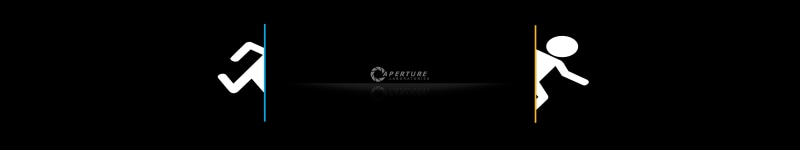 Portal 2, triple screen, Portal (game), Aperture Laboratories, 5K