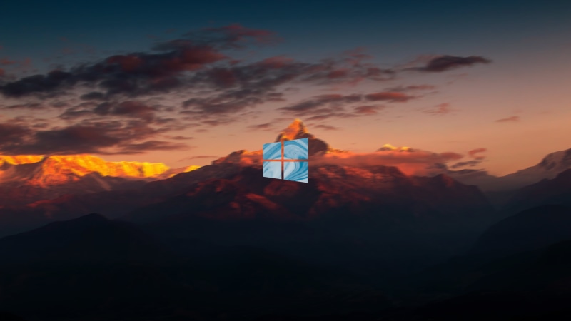 Windows 10, landscape, abstract, 5K