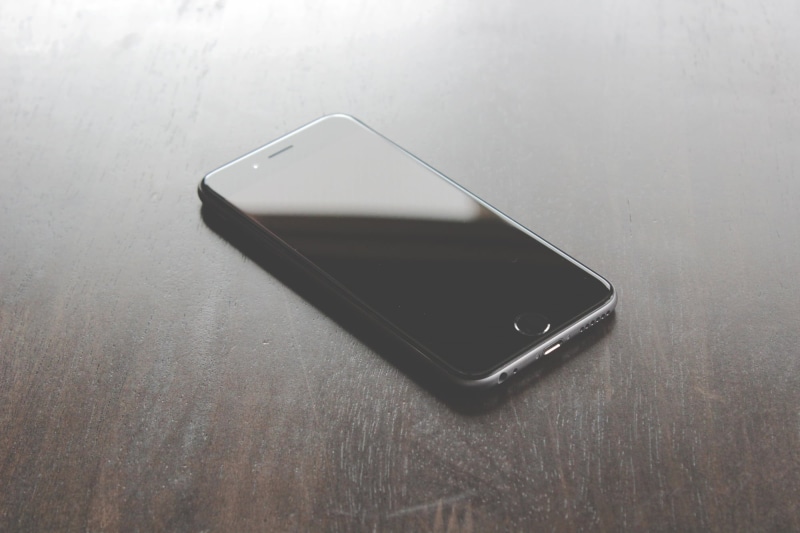 single Object, mobile Phone, smart Phone, top, space, telephone, mobility, communication, gray, modern, iphone, wireless Technology, 1080P, technology