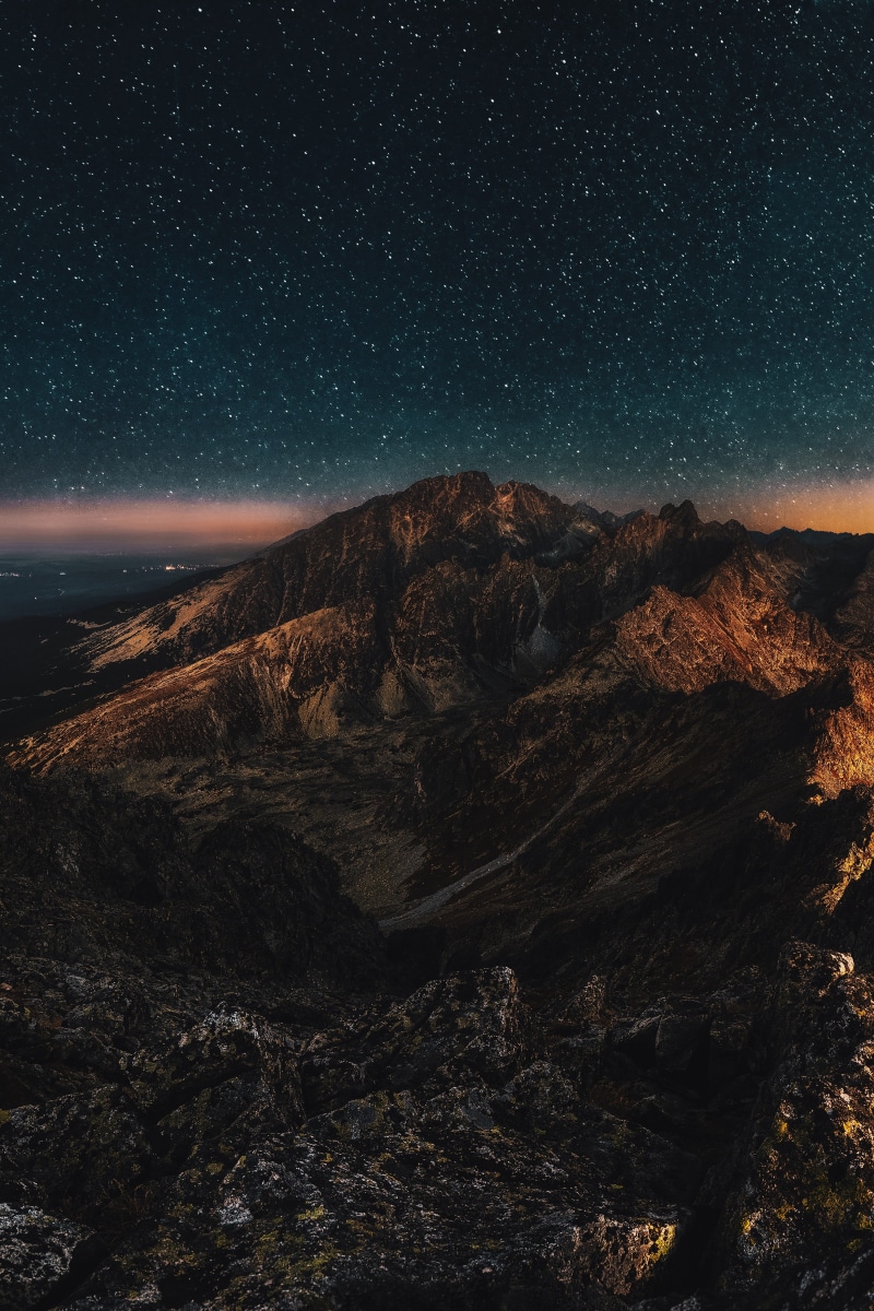 astrology, photography, beauty in nature, space, starry, mountain, nature, dolomites, outdoors, samsung, night, no people, s