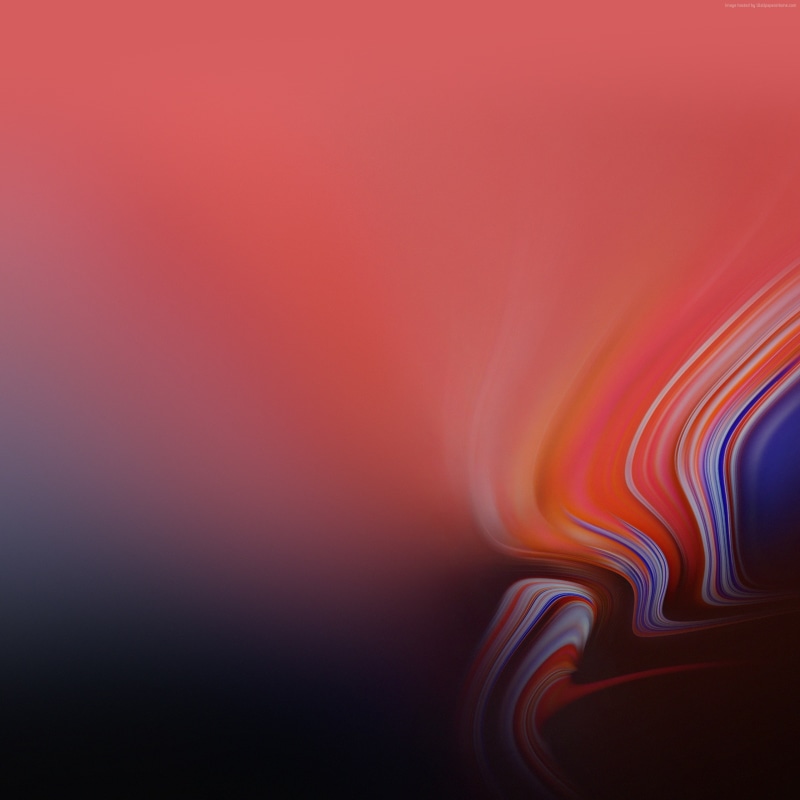 2K, Android Oreo, abstract, Samsung Galaxy Note 9, Android 8.0, colorful