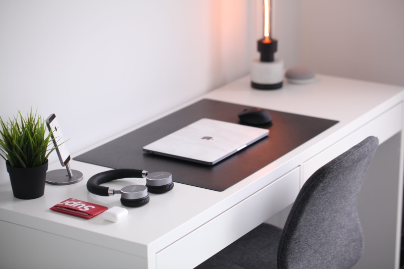 no people, table, houseplant, black, lamp, indoors, electric lamp, wireless, wooden, pen, technology, wireless technology, gray, tech, smartphone, modern