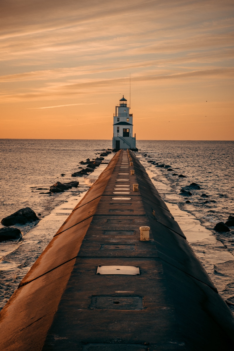 samsung, beauty in nature, beach, dawn, scenics - nature, diminishing perspective, 5K, ocean, groyne, horizon over water, sky, direction, architecture