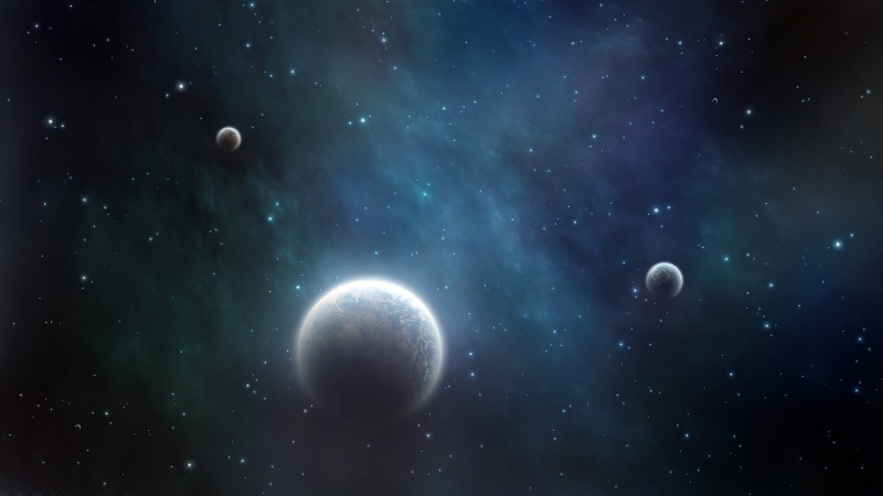 nature, stars, space exploration, beauty in nature, orbiting, space, blue, astronomy, gray, light - natural phenomenon, black, 1080P, outdoors, night