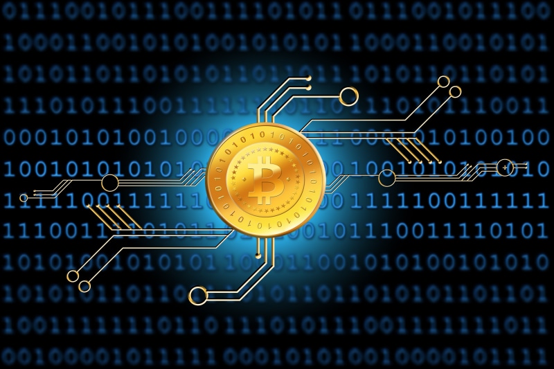 coding, distributor, online exchange, monetary units, stock exchange, 5K, logo, security, bitcoin, woman, electronics, wireless technology, money, riser board