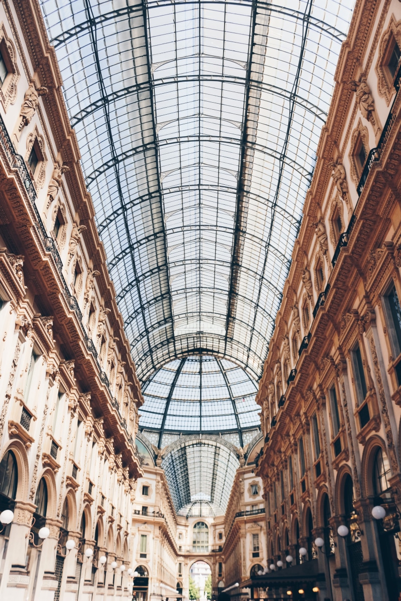 vittorio emanuele, gothic, 5K, architecture and art, glasshouse, architectural feature, ornate, ceiling, in a row, milan, history, skylight, day, galleria