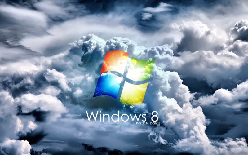 1080P, Windows8, basics, back, windows, Clouds