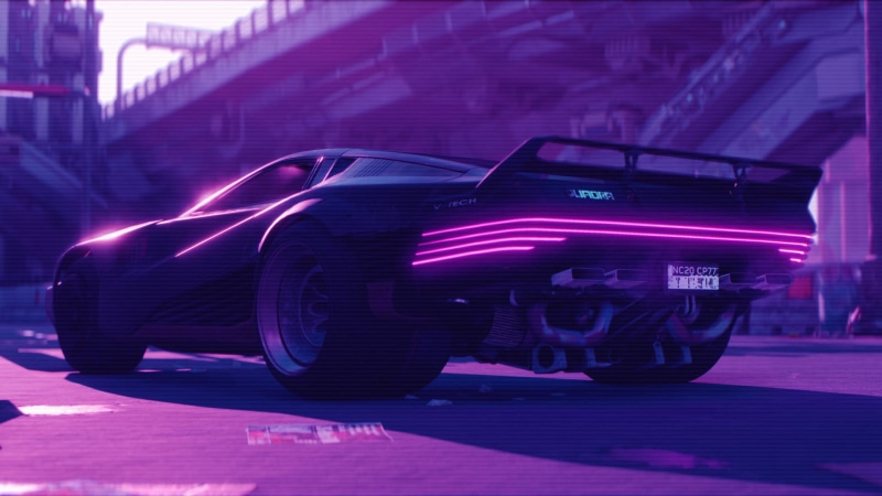 vehicle, 1080P, car, futuristic, synthwave, Cyberpunk 2077