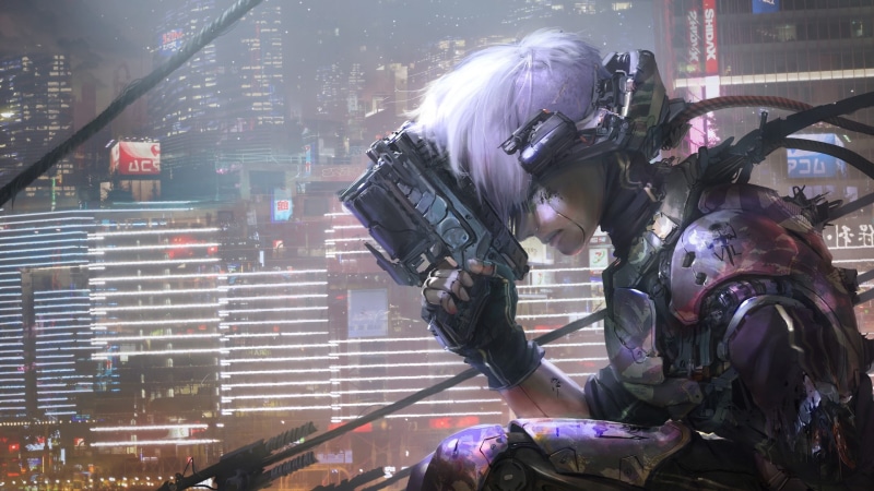 cyberpunk, artwork, 1080P, cybernetics