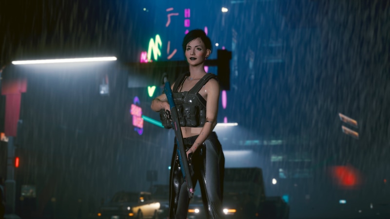 cyberpunk v, cyberpunk, Red Engine, Cyberpunk 2077, Judy Alvarez, 1080P, CD Projekt RED, cyberpunk samurai, cybernetics, Panam Palmer