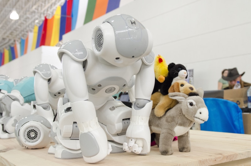 representation, grey, robot, teddy bear, human representation, research, toy, Cybernetics, table, Robotics, scientific experiment, still life, no people