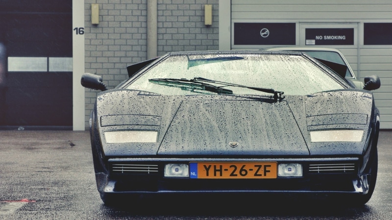 Countach, Lamborghini, 1080P, car
