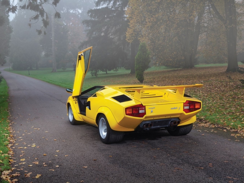lamborghini countach, cars, countach, lamborghini, yellow cars, car, 720P, classic car, classic, yellow