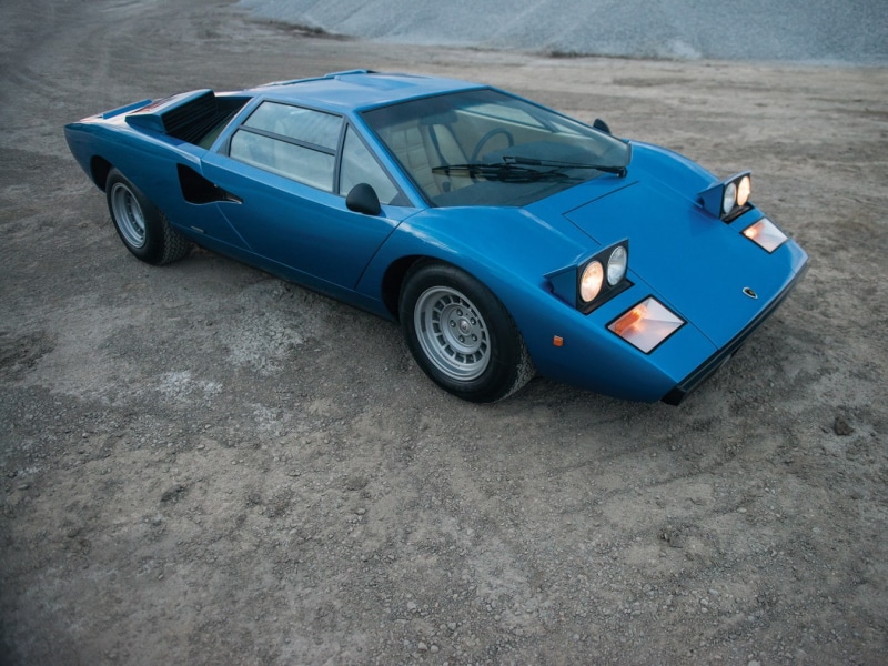 blue cars, wealth, luxury, motor vehicle, mode of transportation, car, wheel, no people, day, stationary, choice, Lamborghini Countach, blue, sports car