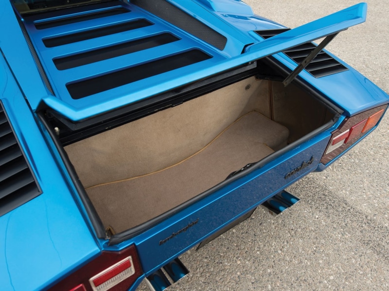 transportation, moored, Lamborghini Countach, blue cars, motor vehicle, sunlight, street, classic car, reflection, mode of transportation, seat, land, stationary