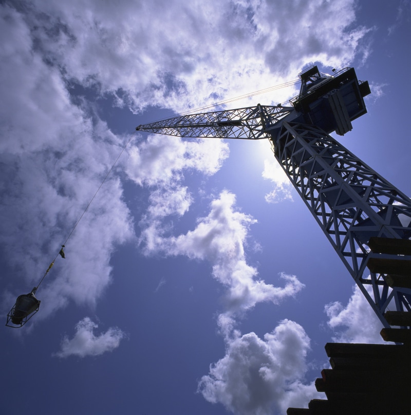 cranes (machine), tower, tall - high, blue, sun rays, tourism, day, built structure, clouds, sky, nature, travel destinations, construction vehicles, construction industry