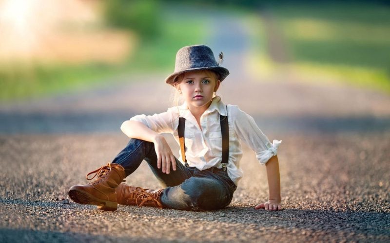 child, tomboy, girl, children, 1080P, baby