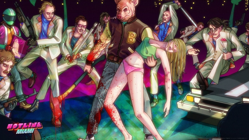 hotline-miami, shooter, miami, hotline, action, 1080P, fighting
