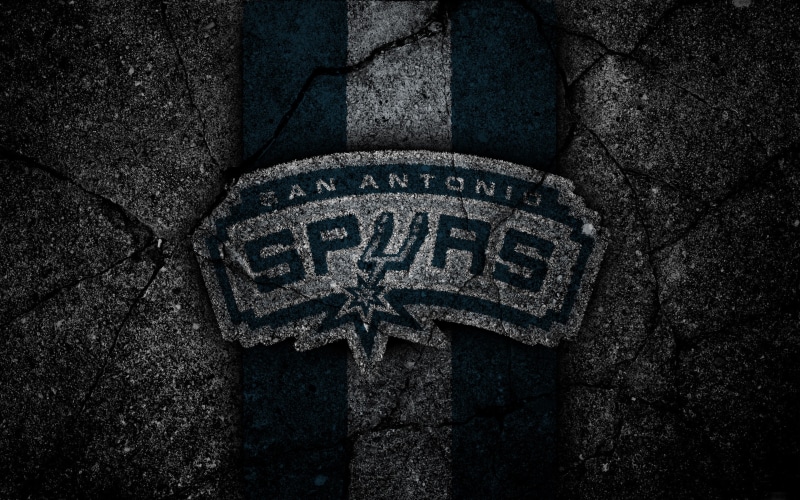 Logo, Basketball, 4K, San Antonio Spurs, NBA