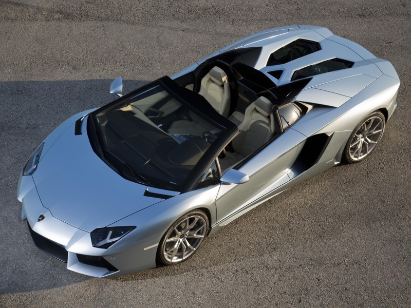 silver, top, lamborghini aventador, coupe, aventador, lp, lp700-4, top view, gray, view, lamborghini, 1080P