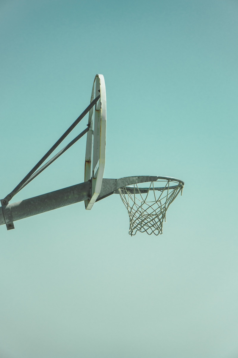 no People, outdoors, street, hoop, sky, gray, sport, equipment, backboard, court, game, lattice, closeup, basketball, green, 5K, basketball Hoop, streetstyle