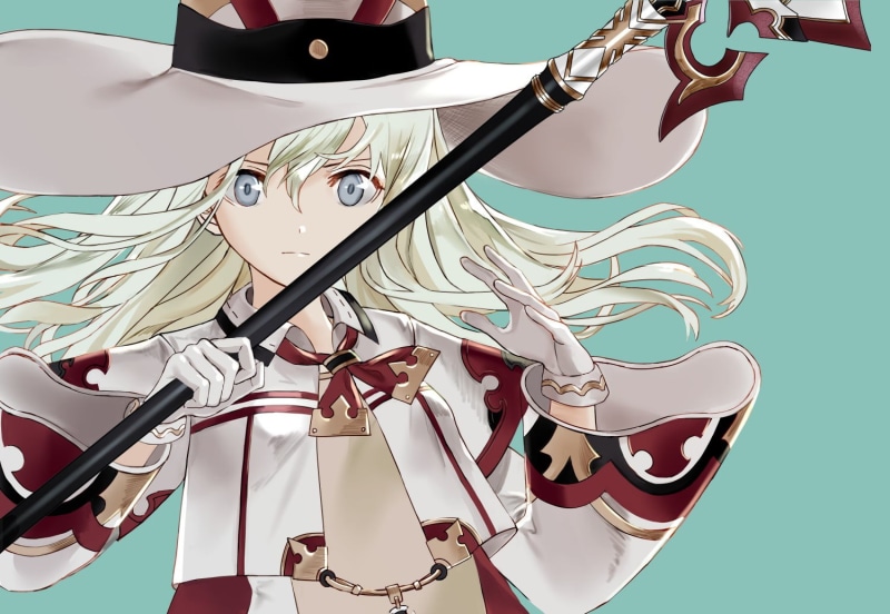 white hair, anime girls, still life, human representation, hat, white background, indoors, bone, focus on foreground, table, large group of objects, 720P