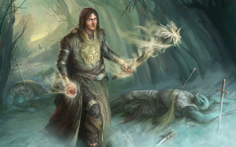 sorcerer, Magic, wizard, mage, magician, 4K, art, artwork, fantasy