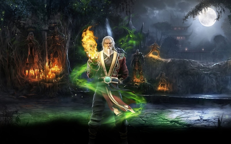 digital composite, Magic, three quarter length, women, one person, young women, artwork, young adult, mage, magician, adult, front view, looking, sorcerer
