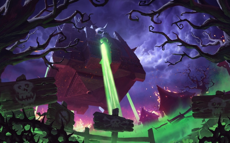 curse, hearthstone, art, naxxramas, 720P