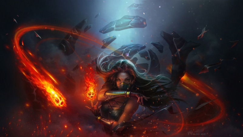 Magic, Black Hair, 4K, Sorceress, Fantasy, Woman, Girl