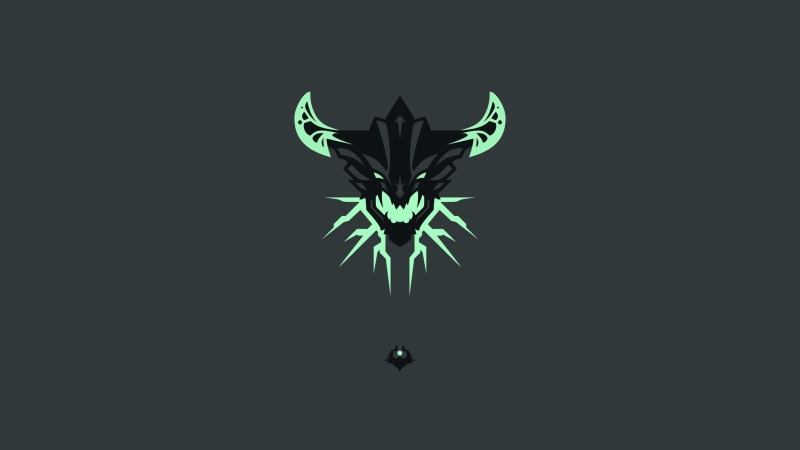 2K, simple background, Dota 2, video games, Outworld devourer, minimalism