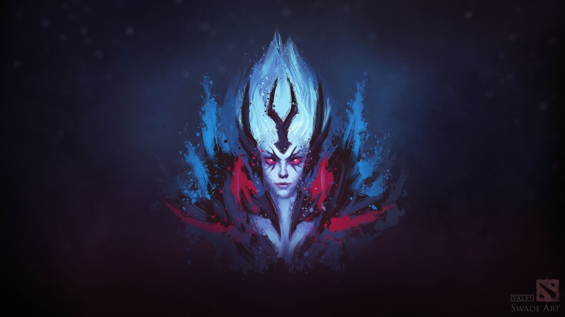 Dota 2, 2K, fantasy girl, video games, Vengeful Spirit