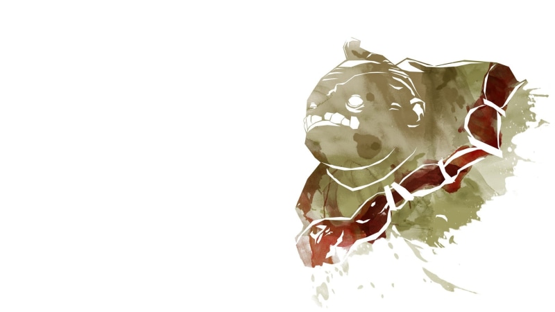 indoors, still life, no people, cut out, close-up, monster, white background, savings, reflection, red, Dota, safety, protection, studio shot, Dota 2, 1080P