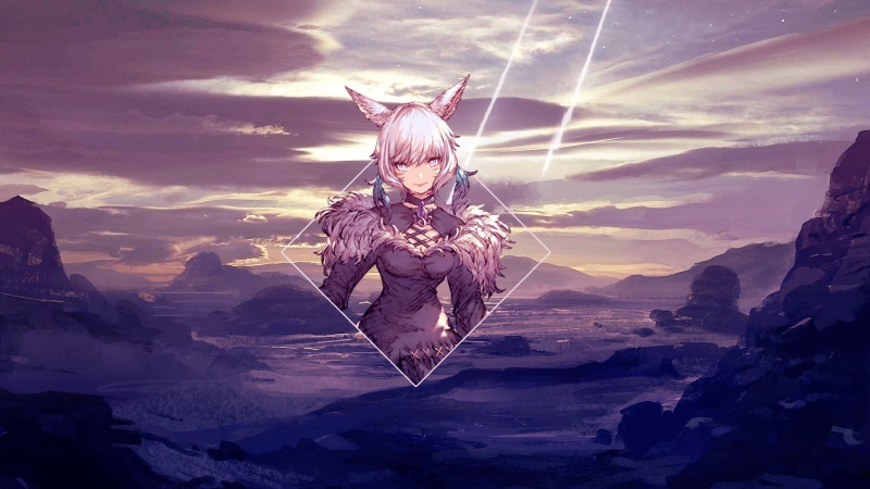 Square Enix, video game art, Photoshop, Final Fantasy XIV: Shadowbringers, Yshtola, picture-in-picture, digital art, Final Fantasy XIV: A Realm Reborn