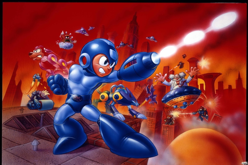 platform, nintendo, 5K, man, megaman, family, capcom, mega, action, adventure, sci-fi