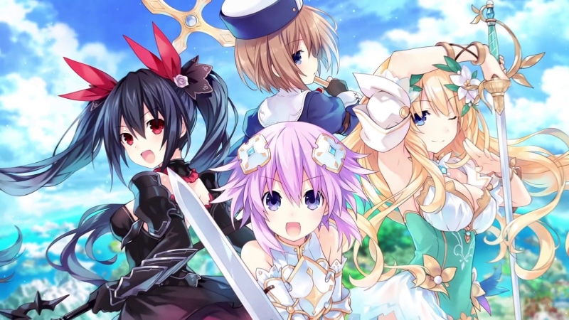 Cyberdimension Neptunia 4 Goddesses Online, Noire (Hyperdimension Neptunia), 1080P, Blanc (Hyperdimension Neptunia), Anime, Hyperdimension Neptunia, Neptune (Hyperdimension Neptunia)