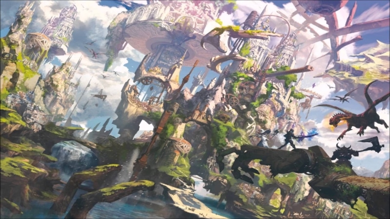 elemental, vegetation, bridge, pearls, weapon, magic, anime, sword, mace, katana, rpg, sky, blade, ken, Mahou, fortress, world, warrior, kumo, battle, kaze