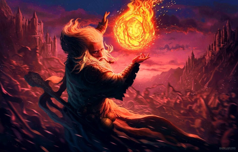 abstract, 720P, wizard