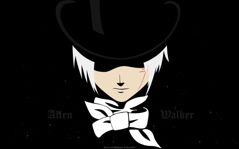 representation, black background, copy space, anime, electricity, white, lighting equipment, haired, 1080P, communication, light, D.Gray-man, illuminated