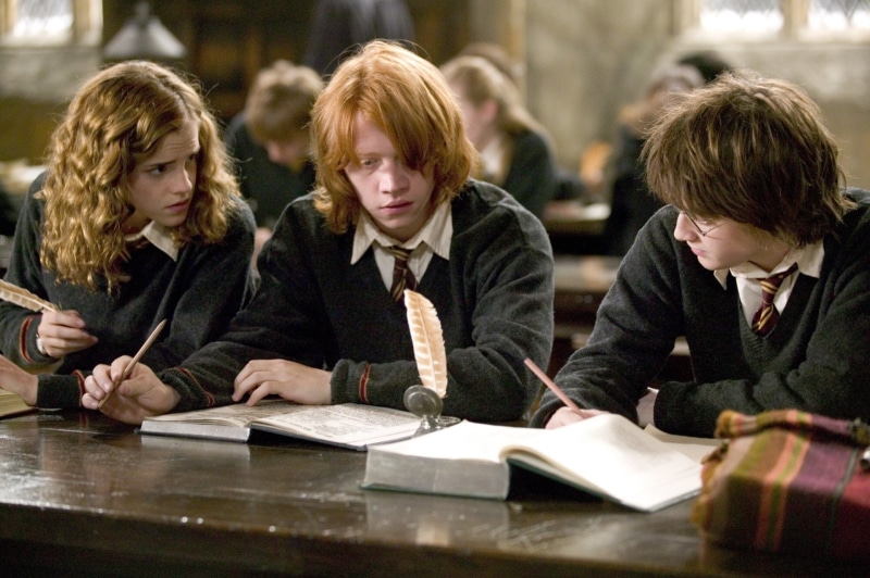 Daniel Radcliffe, Rupert Grint, Harry Potter, Hermione Granger, Ron Weasley, 1080P, Harry Potter and the Goblet of Fire, Emma Watson