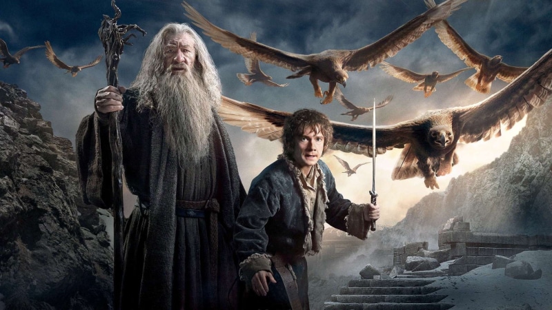 waist up, hobbit, art and craft, standing, people, Gandalf, religion, movie, wizard, women, men, adult, movies, The Hobbit, three quarter length, Ian McKellen