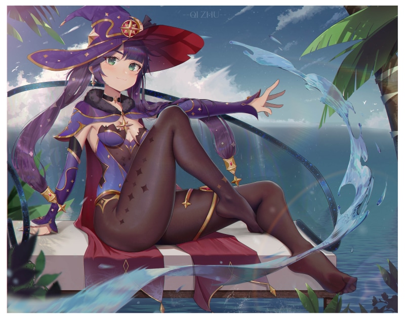 Mona (Genshin Impact), 4K, Genshin Impact, anime girls