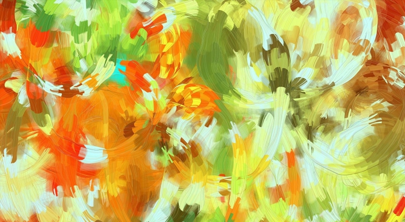 cg art, green, art and craft, softness, flower, nature, Abstract, design, creativity, flowering plant, 1080P, close-up, no people, full frame, colorful